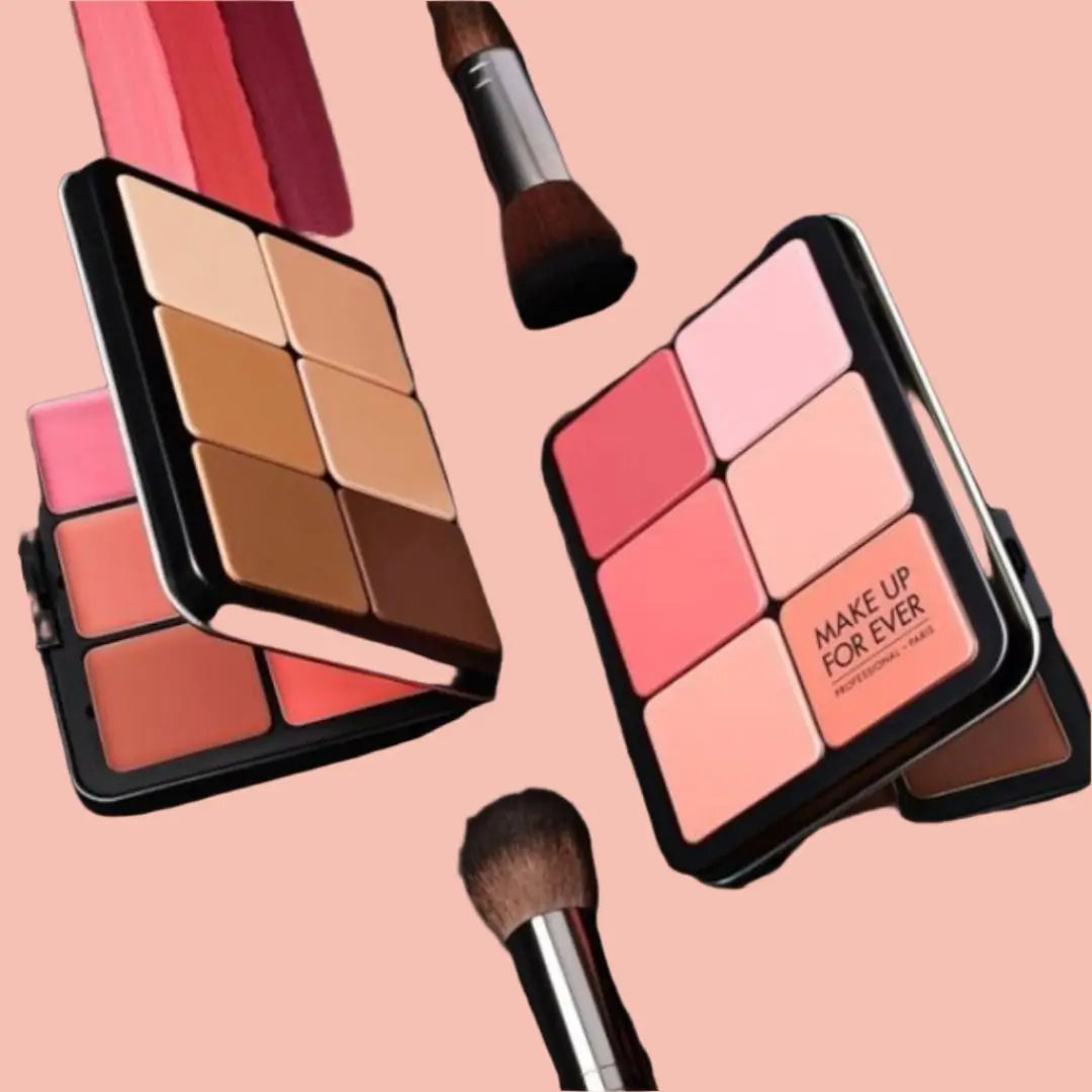 Make Up For Ever Ultra HD Invisible Cover Cream Blush and face Palette