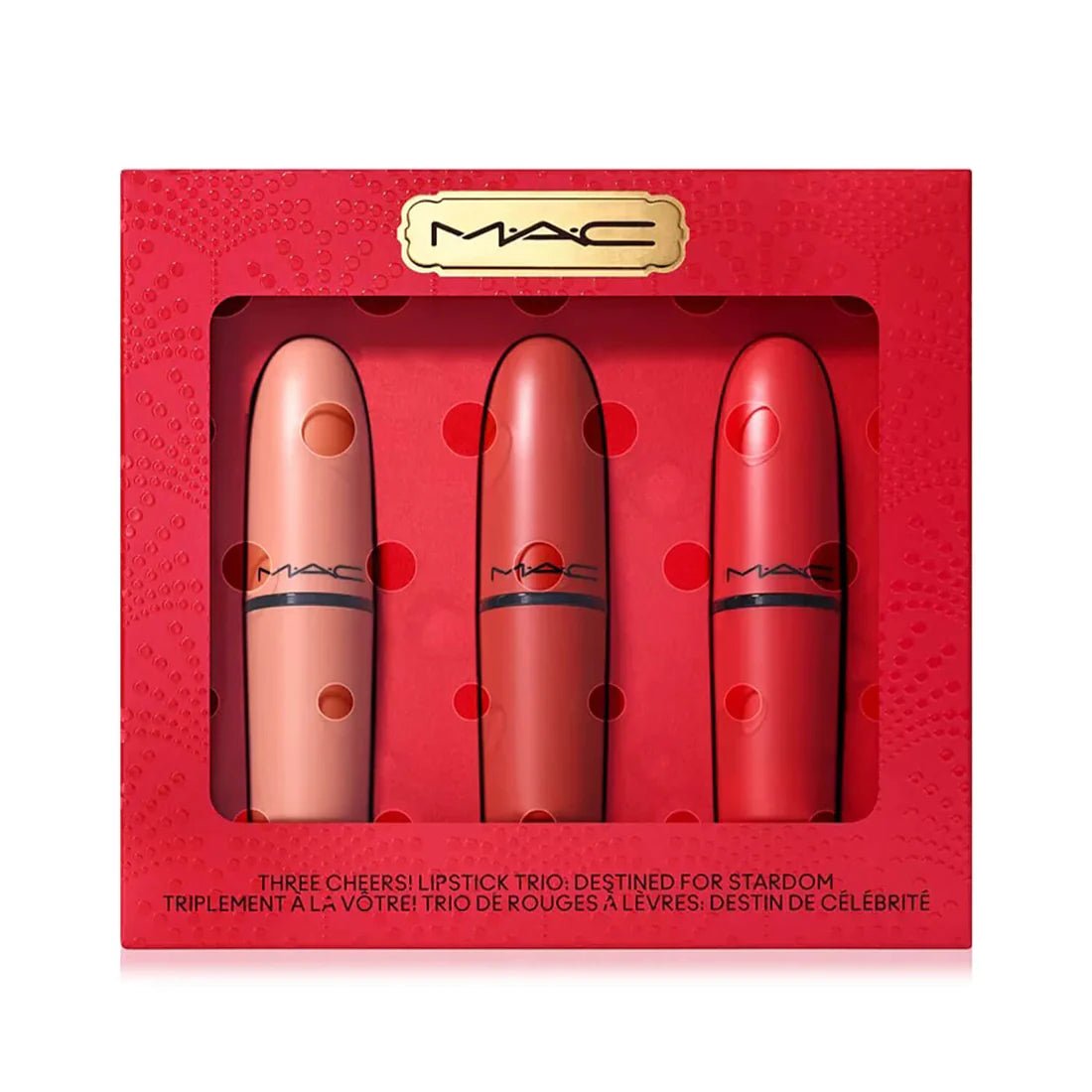 MAC Three Cheers Lipstick Trio Set